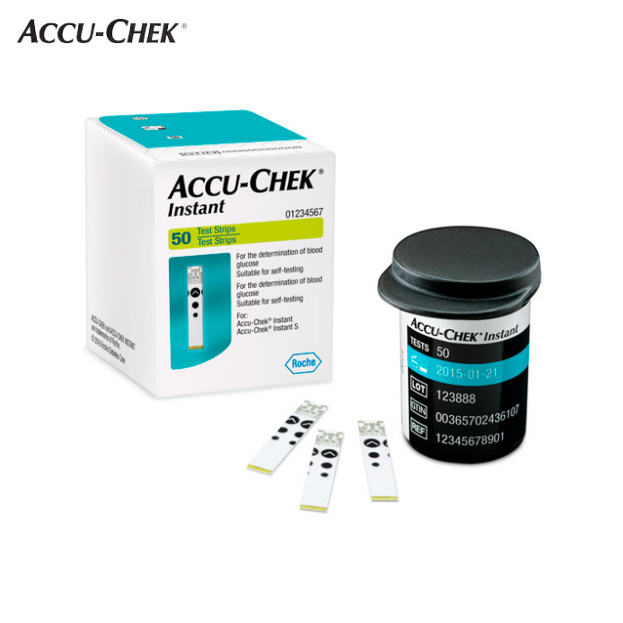 Tiras Accu-chek instant frasco con 50