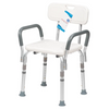 Silla de ducha con brazos desmontables
